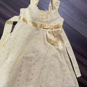 Yellow little girls dress